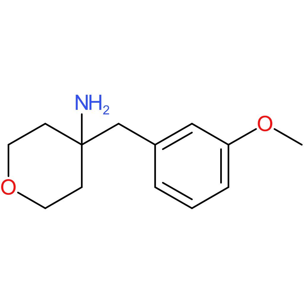 4-[(3-Methoxyphenyl)methyl]oxan-4-amine