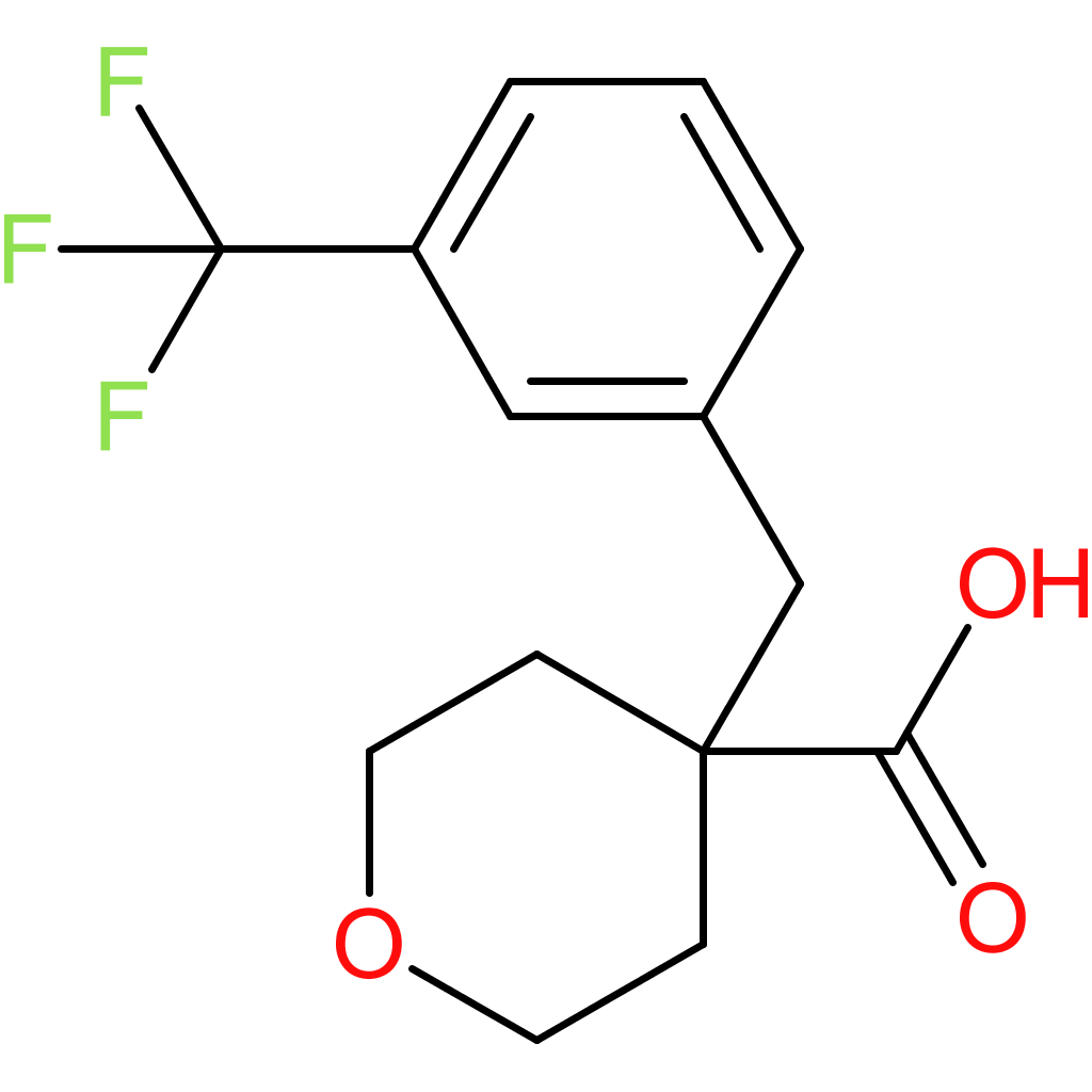 4-{[3-(Trifluoromethyl)phenyl]methyl}oxane-4-carboxylic acid