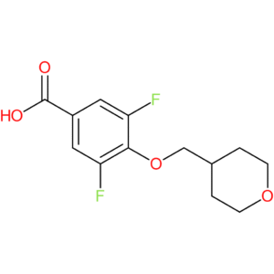 3,5-Difluoro-4-(oxan-4-ylmethoxy)benzoic acid