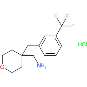 (4-{[3-(Trifluoromethyl)phenyl]methyl}oxan-4-yl)methanamine hydrochloride