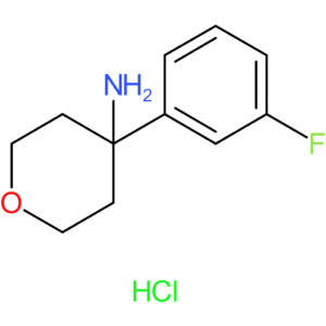 4-(3-Fluorophenyl)oxan-4-amine hydrochloride