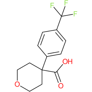 4-[4-(Trifluoromethyl)phenyl]oxane-4-carboxylic acid