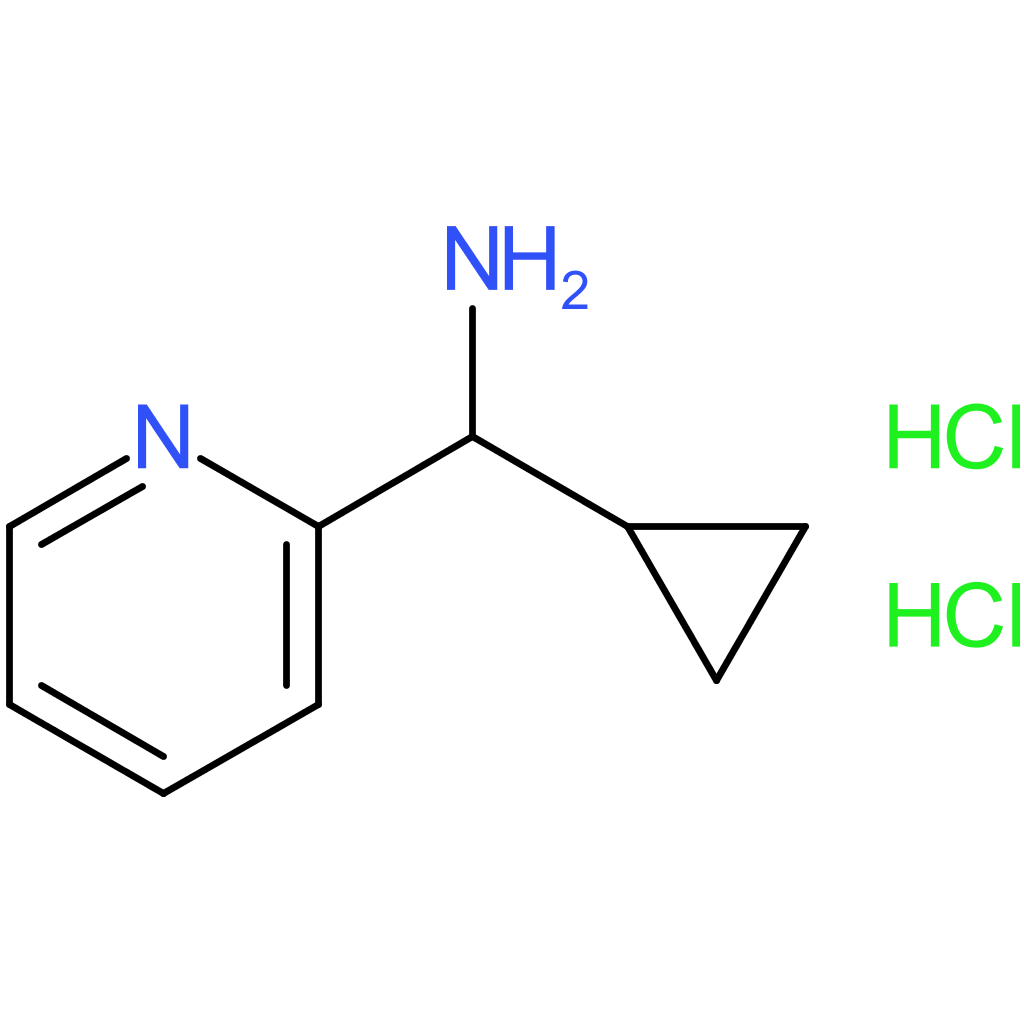 Cyclopropyl(pyridin-2-yl)methanamine dihydrochloride