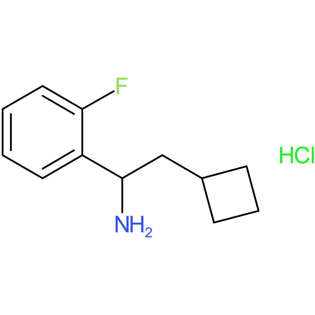 2-Cyclobutyl-1-(2-fluorophenyl)ethanamine hydrochloride
