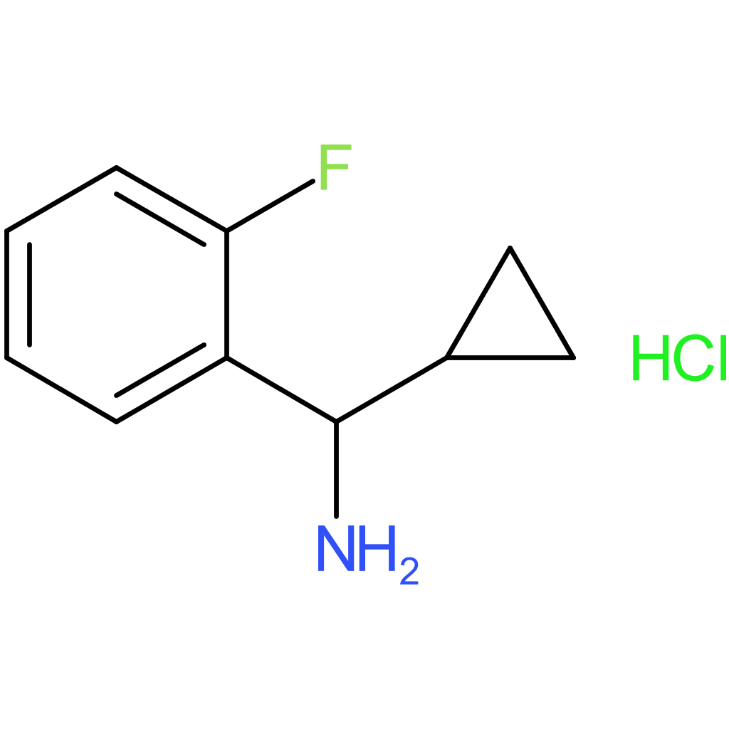 Cyclopropyl(2-fluorophenyl)methanamine hydrochloride