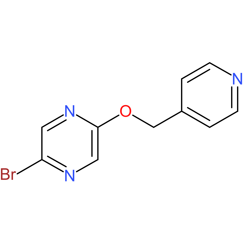 2-Bromo-5-(pyridin-4-ylmethoxy)pyrazine