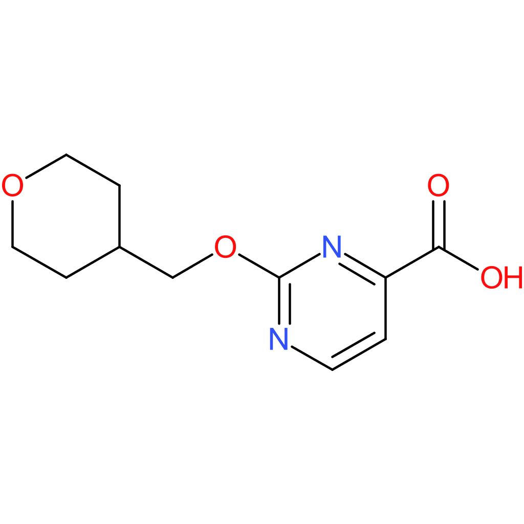 2-[(Tetrahydro-2H-pyran-4-yl)methoxy]pyrimidine-4-carboxylic acid