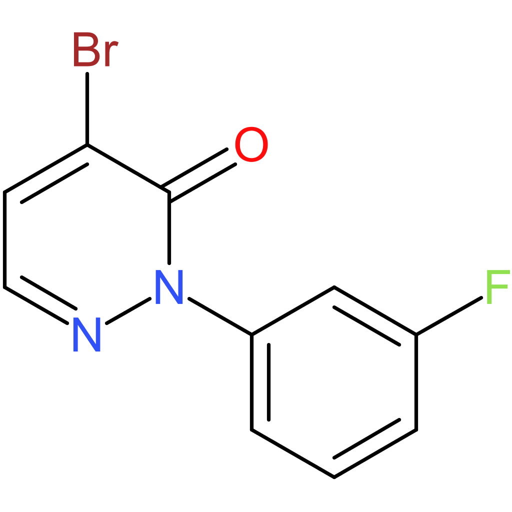 4-Bromo-2-(3-fluorophenyl)pyridazin-3(2H)-one