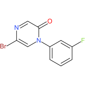 5-Bromo-1-(3-fluorophenyl)pyrazin-2(1H)-one