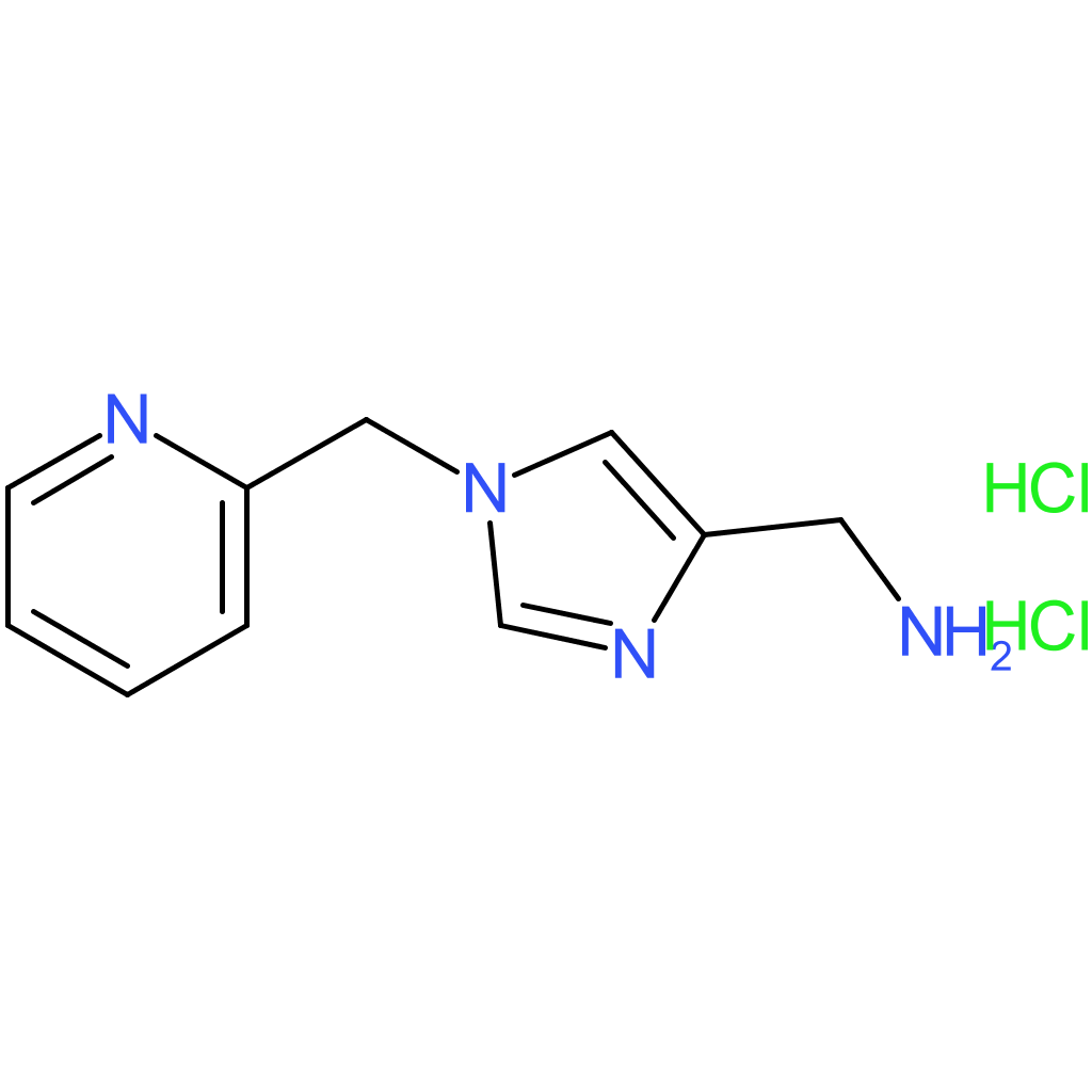 [1-(Pyridin-2-ylmethyl)-1H-imidazol-4-yl]methanamine dihydrochloride