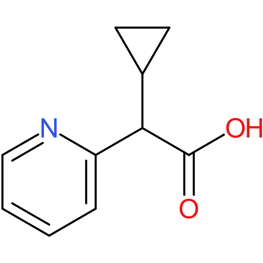 2-Cyclopropyl-2-(pyridin-2-yl)acetic acid