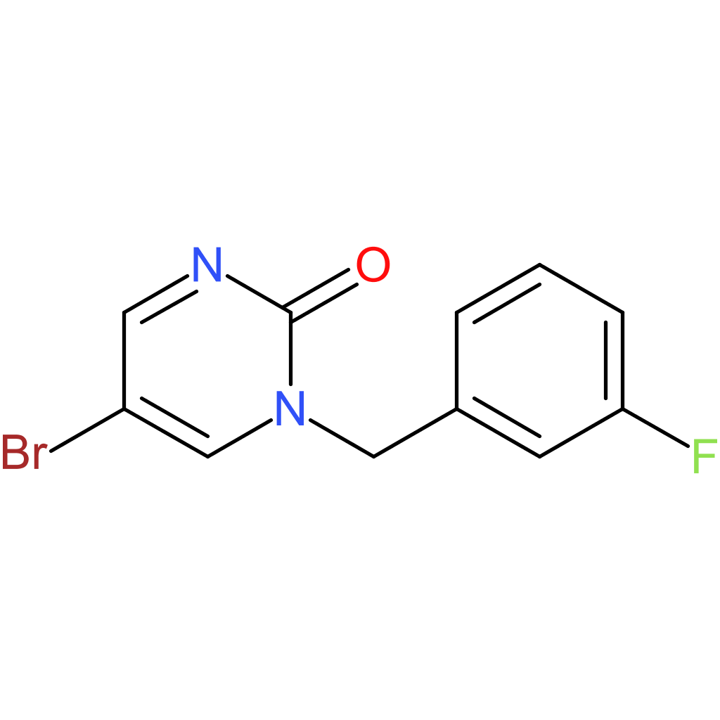 5-Bromo-1-(3-fluorobenzyl)pyrimidin-2(1H)-one