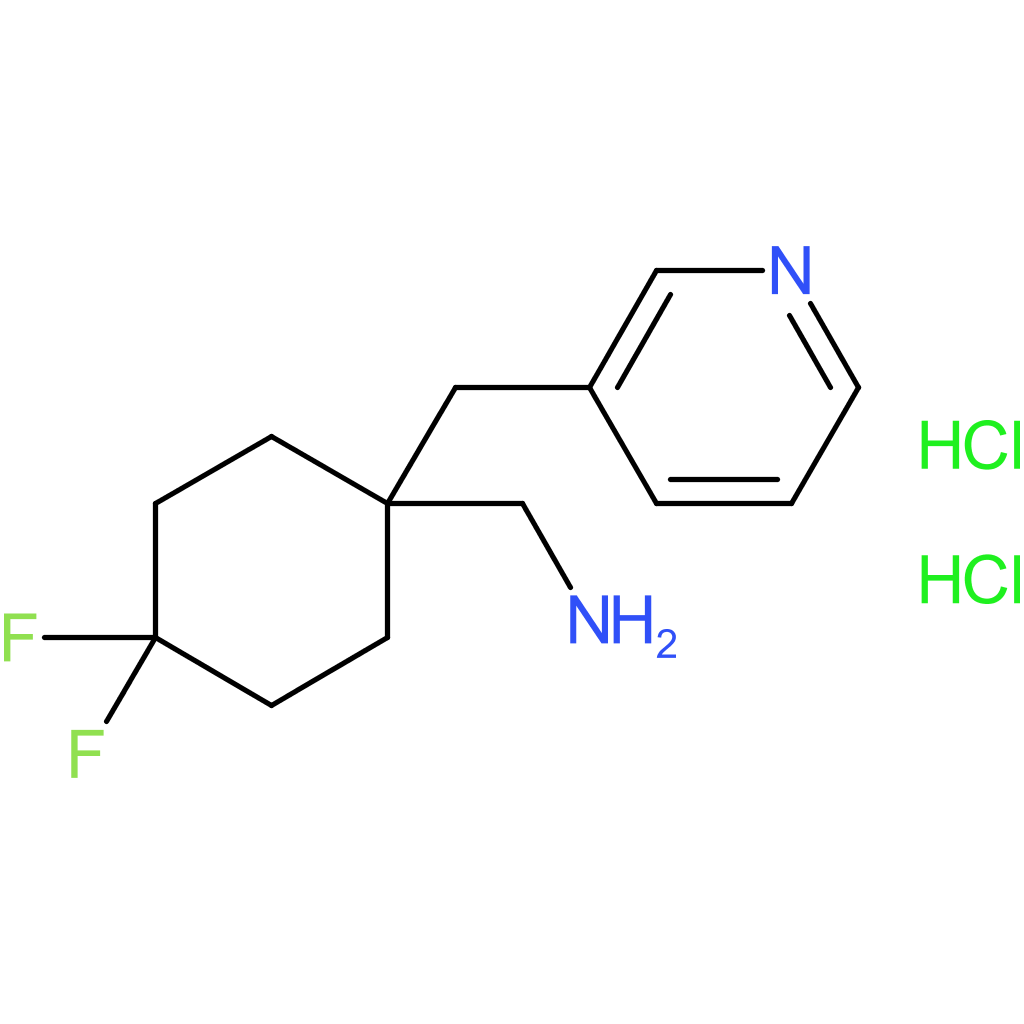 [4,4-Difluoro-1-(pyridin-3-ylmethyl)cyclohexyl]methanamine dihydrochloride