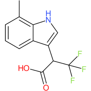 3,3,3-Trifluoro-2-(7-methyl-1H-indol-3-yl)propanoic acid