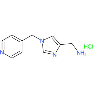 [1-(Pyridin-4-ylmethyl)-1H-imidazol-4-yl]methanamine hydrochloride