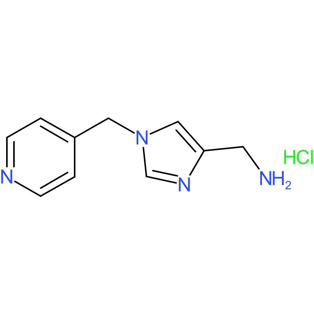 [1-(Pyridin-4-ylmethyl)-1H-imidazol-4-yl]methanamine hydrochloride