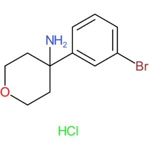 4-(3-Bromophenyl)oxan-4-amine hydrochloride