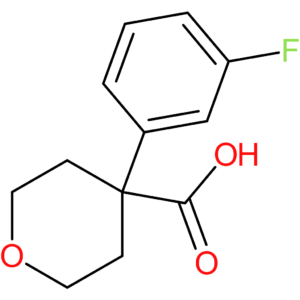 4-(3-Fluorophenyl)oxane-4-carboxylic acid