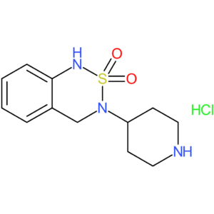 3-(Piperidin-4-yl)-3,4-dihydro-1H-2lambda(6),1,3-benzothiadiazine-2,2-dione hydrochloride
