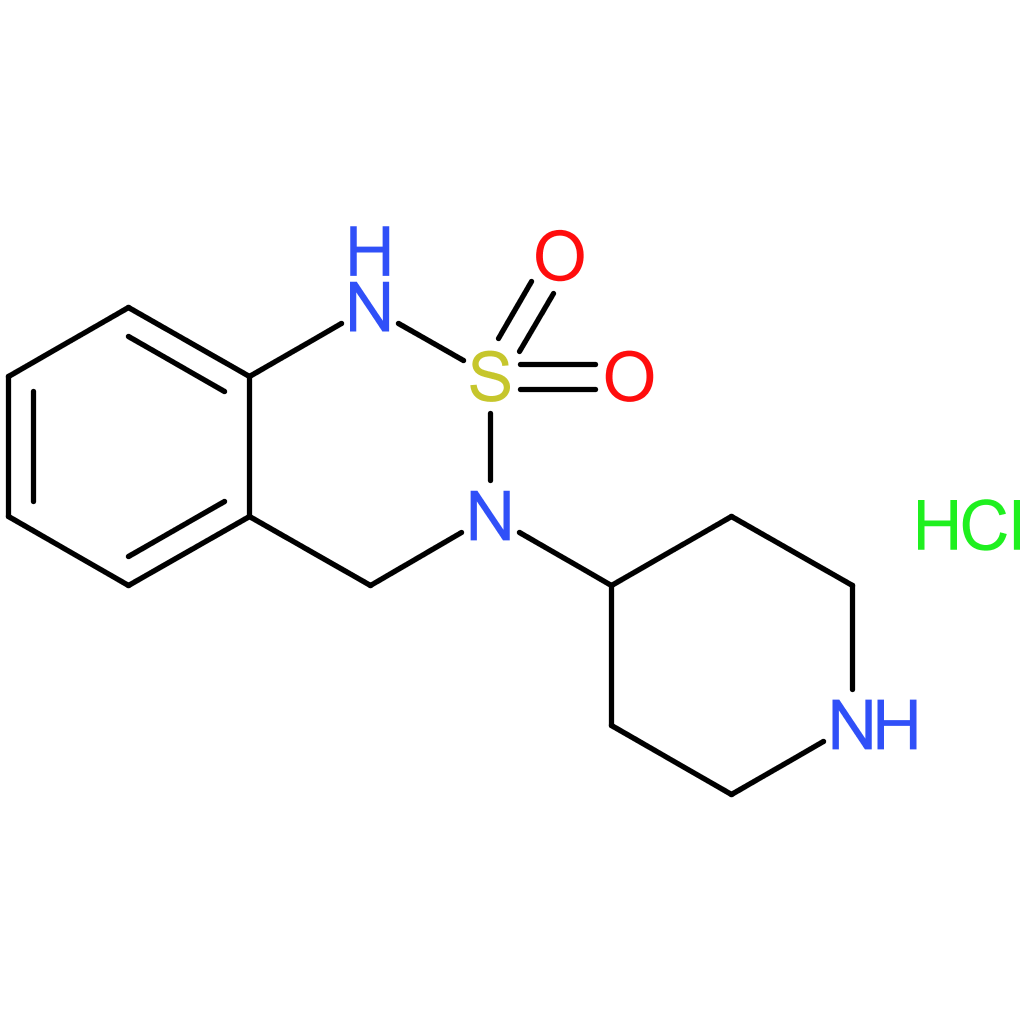 3-(Piperidin-4-yl)-3,4-dihydro-1H-2lambda(6),1,3-benzothiadiazine-2,2-dione hydrochloride