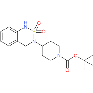 tert-Butyl 4-[2,2-dioxo-3,4-dihydro-1H-2lambda(6),1,3-benzothiadiazin-3-yl]piperidine-1-carboxylate