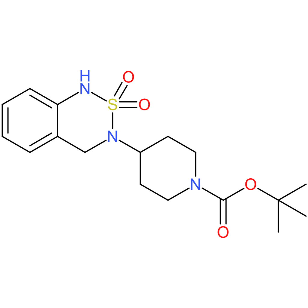 tert-Butyl 4-[2,2-dioxo-3,4-dihydro-1H-2lambda(6),1,3-benzothiadiazin-3-yl]piperidine-1-carboxylate