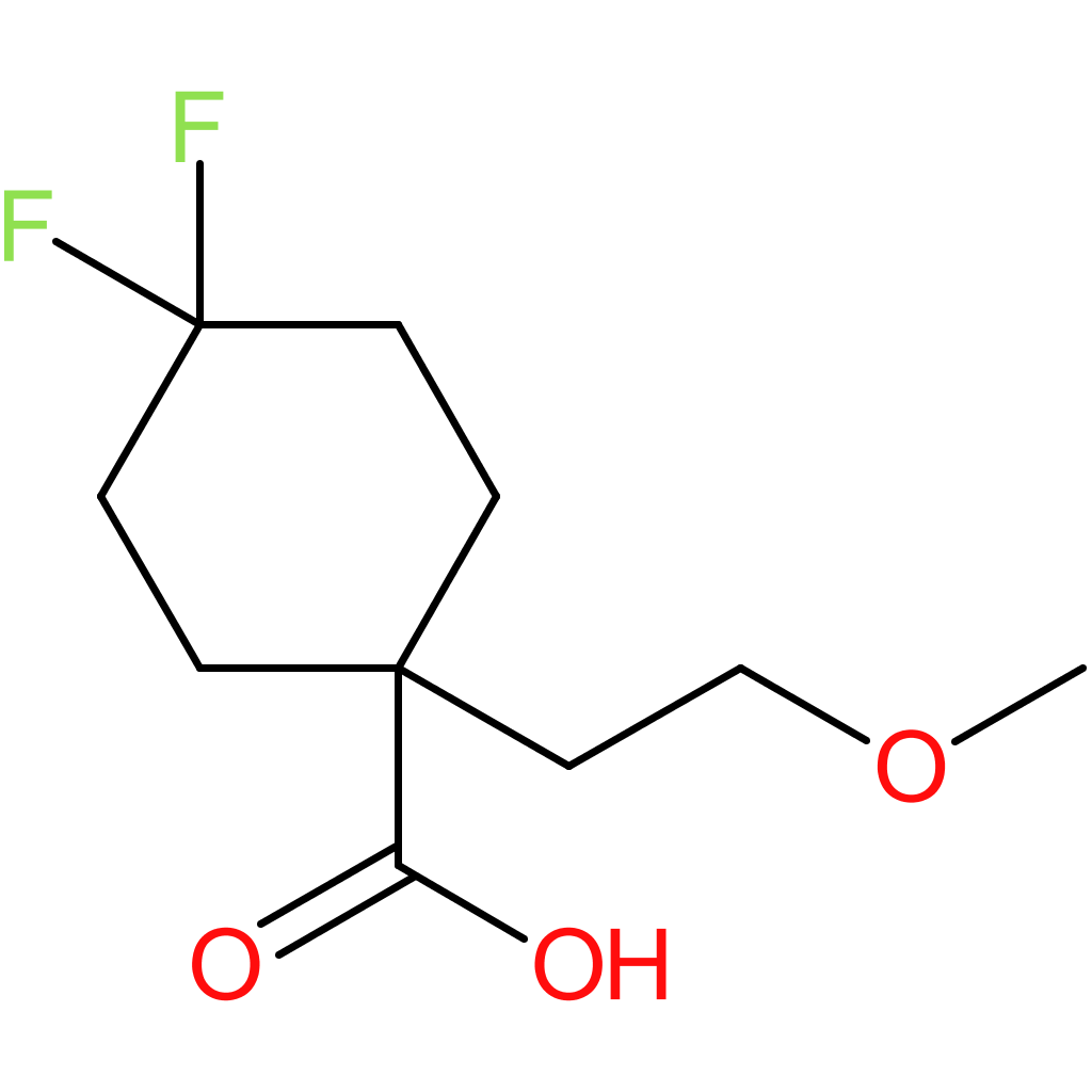 4,4-Difluoro-1-(2-methoxyethyl)cyclohexane-1-carboxylic acid