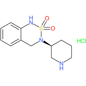 3-[(3S)-Piperidin-3-yl]-3,4-dihydro-1H-2lambda(6),1,3-benzothiadiazine-2,2-dione hydrochloride