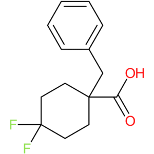 1-Benzyl-4,4-difluorocyclohexane-1-carboxylic acid
