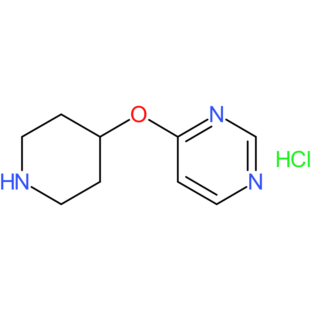 4-(Piperidin-4-yloxy)pyrimidine hydrochloride