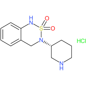 3-[(3R)-Piperidin-3-yl]-3,4-dihydro-1H-2lambda(6),1,3-benzothiadiazine-2,2-dione hydrochloride
