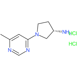 (3S)-1-(6-Methylpyrimidin-4-yl)pyrrolidin-3-amine dihydrochloride