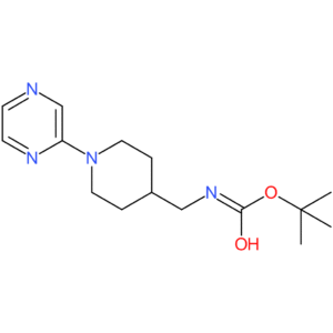 tert-Butyl N-{[1-(pyrazin-2-yl)piperidin-4-yl]methyl}carbamate