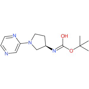 tert-Butyl N-[(3R)-1-(pyrazin-2-yl)pyrrolidin-3-yl]carbamate
