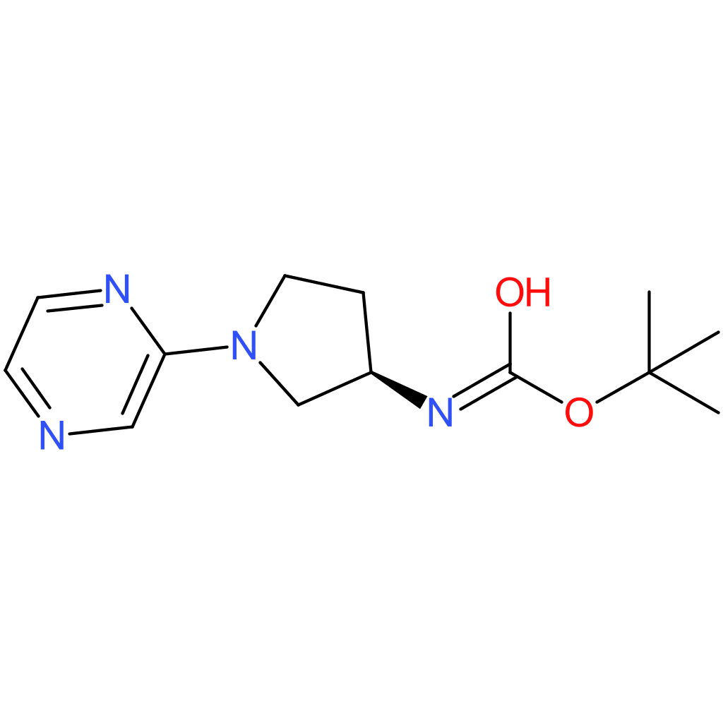 tert-Butyl N-[(3R)-1-(pyrazin-2-yl)pyrrolidin-3-yl]carbamate