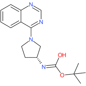 tert-Butyl N-[(3R)-1-(quinazolin-4-yl)pyrrolidin-3-yl]carbamate