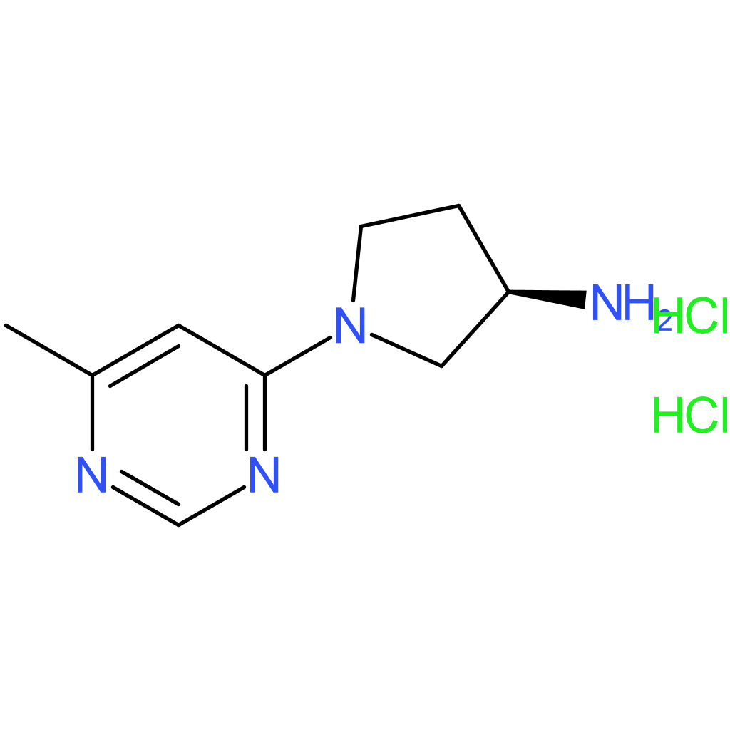 (3R)-1-(6-Methylpyrimidin-4-yl)pyrrolidin-3-amine dihydrochloride