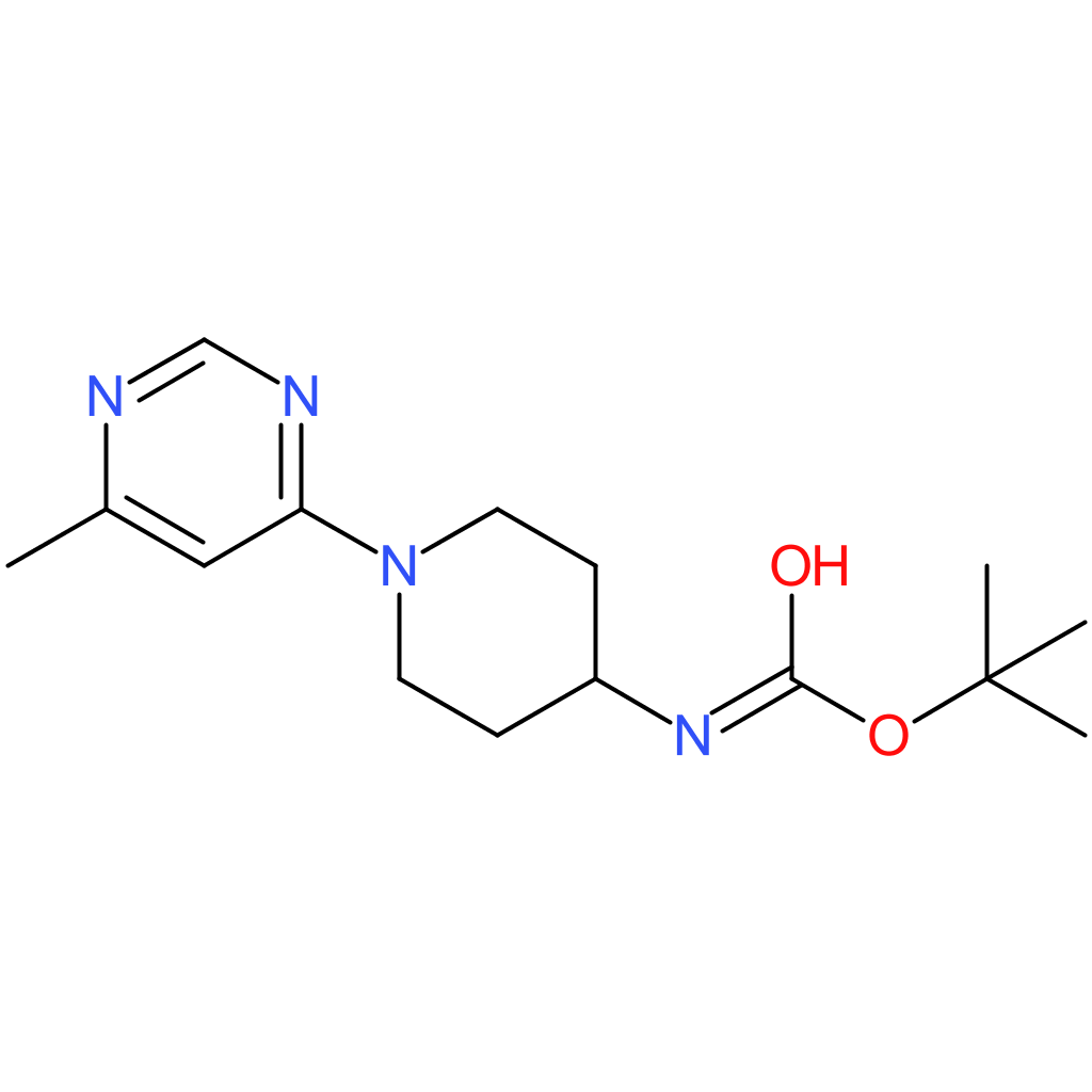tert-Butyl N-[1-(6-methylpyrimidin-4-yl)piperidin-4-yl]carbamate
