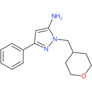 1-(Oxan-4-ylmethyl)-3-phenyl-1H-pyrazol-5-amine