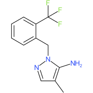 4-Methyl-1-[2-(trifluoromethyl)benzyl]-1H-pyrazol-5-amine