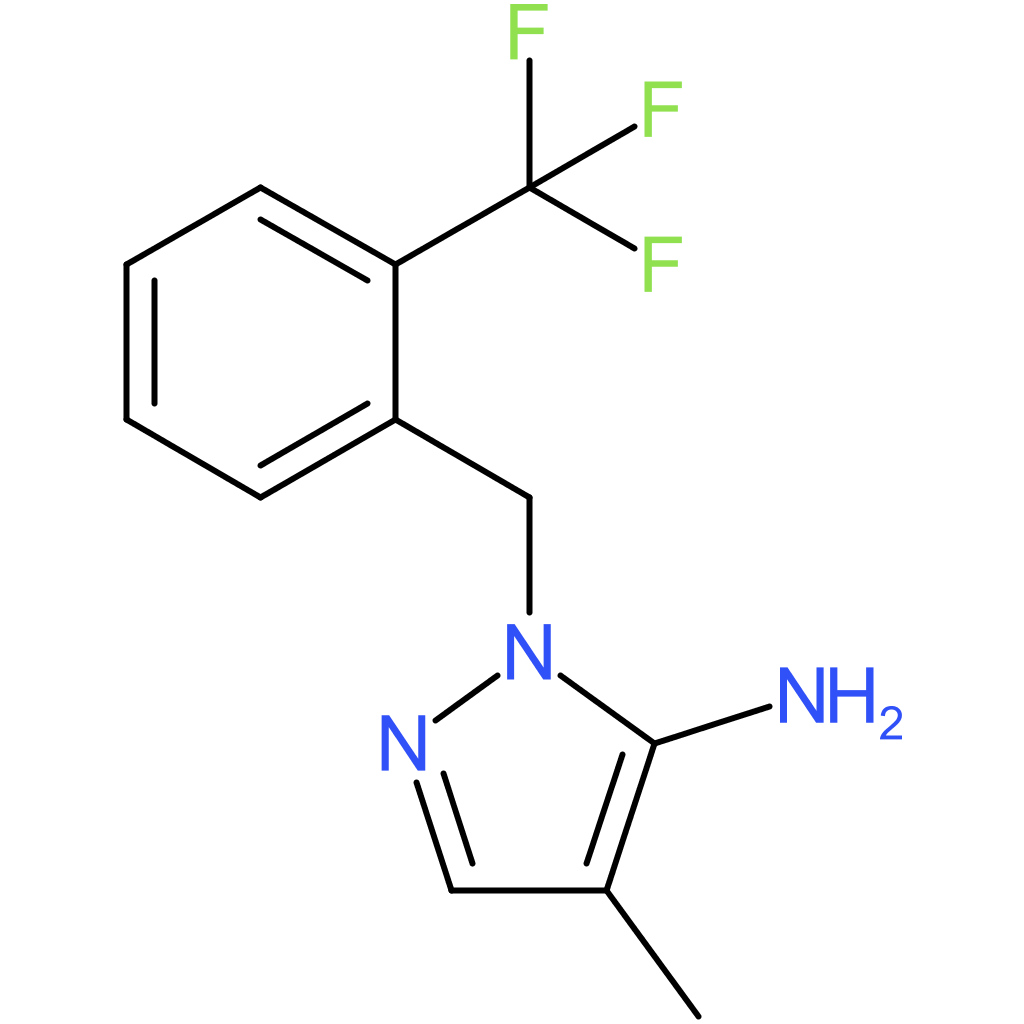 4-Methyl-1-[2-(trifluoromethyl)benzyl]-1H-pyrazol-5-amine