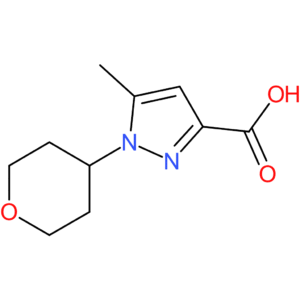 5-Methyl-1-(tetrahydro-2H-pyran-4-yl)-1H-pyrazole-3-carboxylic acid