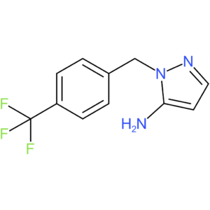 1-[4-(Trifluoromethyl)benzyl]-1H-pyrazol-5-amine