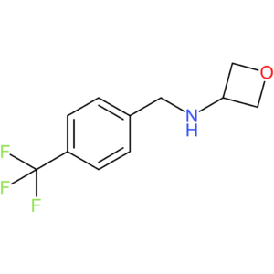 N-[4-(Trifluoromethyl)benzyl]oxetan-3-amine