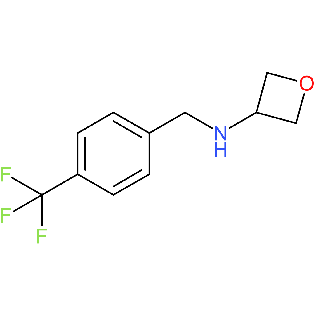 N-[4-(Trifluoromethyl)benzyl]oxetan-3-amine
