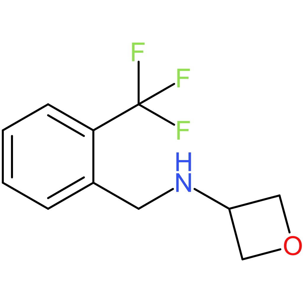 N-[2-(Trifluoromethyl)benzyl]oxetan-3-amine