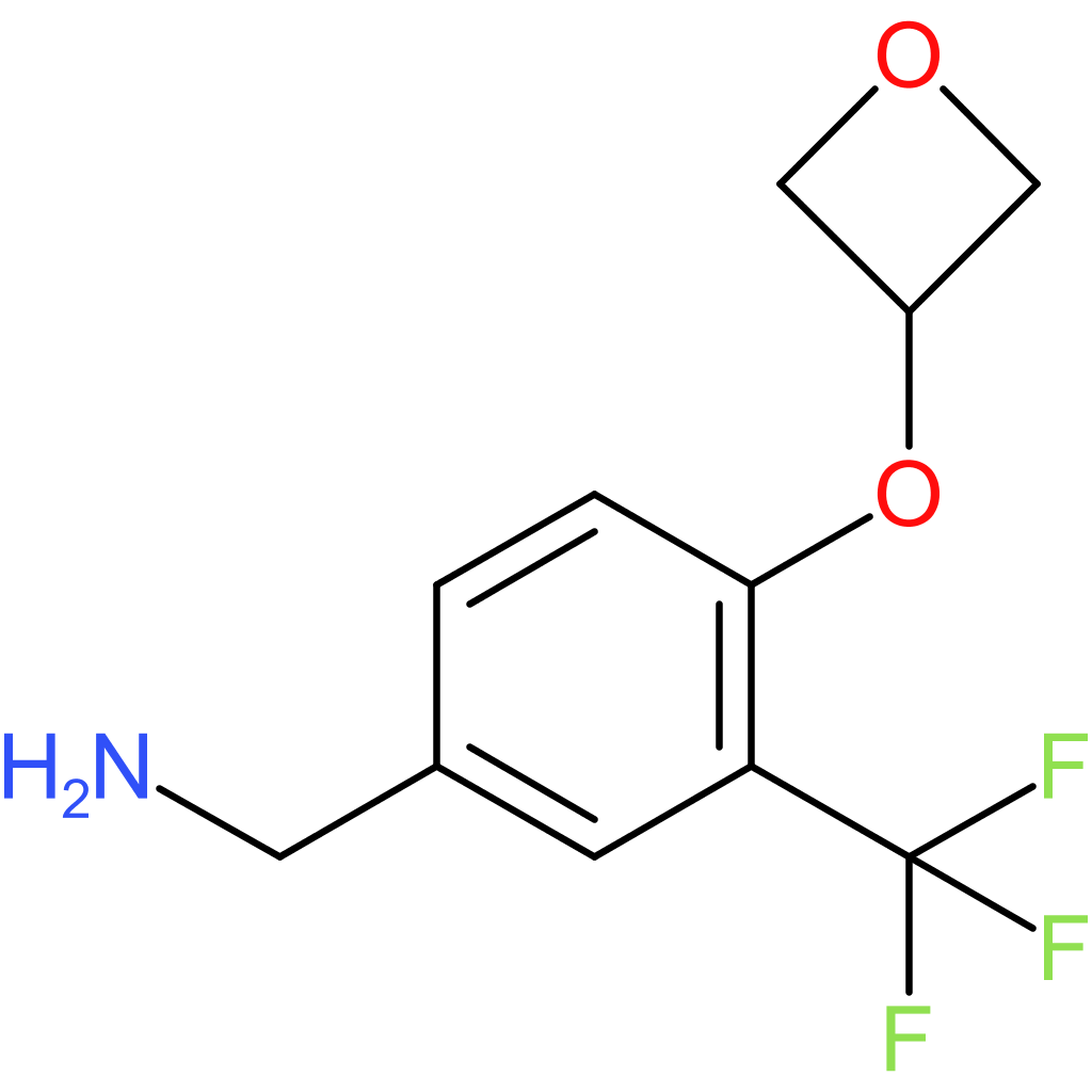 [4-(Oxetan-3-yloxy)-3-(trifluoromethyl)phenyl]methanamine