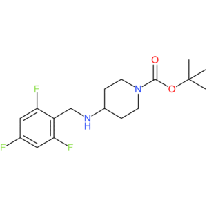 tert-Butyl 4-(2,4,6-trifluorobenzylamino)piperidine-1-carboxylate