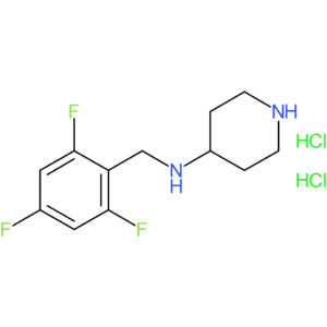 N-(2,4,6-Trifluorobenzyl)piperidin-4-amine dihydrochloride