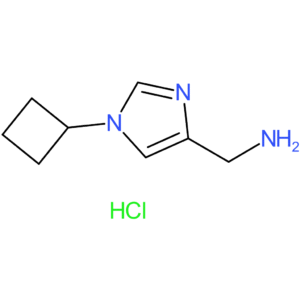 (1-Cyclobutyl-1H-imidazol-4-yl)methanamine hydrochloride